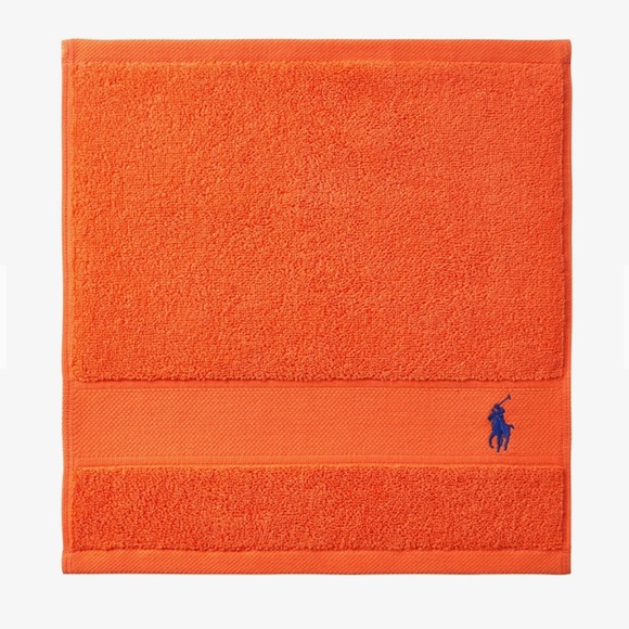 Polo RALPH LAUREN Towel Wash Cloth Towel Polo Player 13x13 inch - Picture 7 of 9